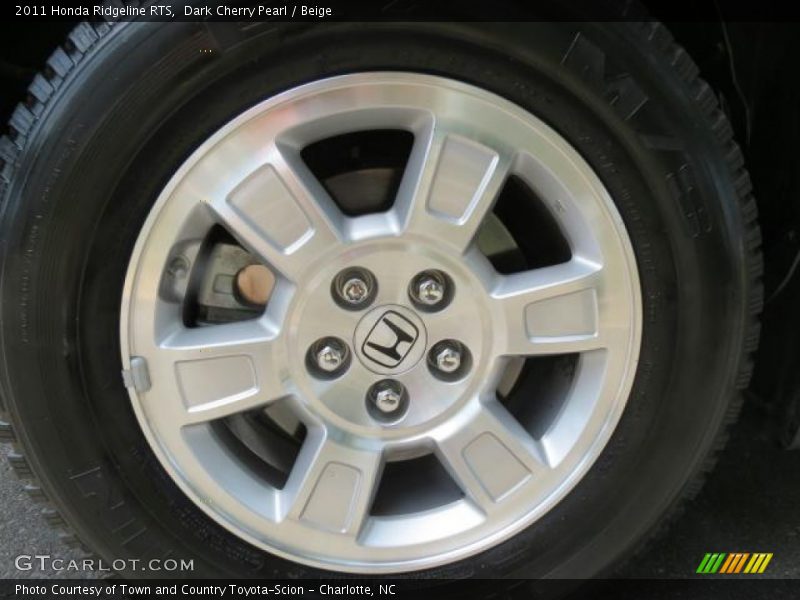Dark Cherry Pearl / Beige 2011 Honda Ridgeline RTS