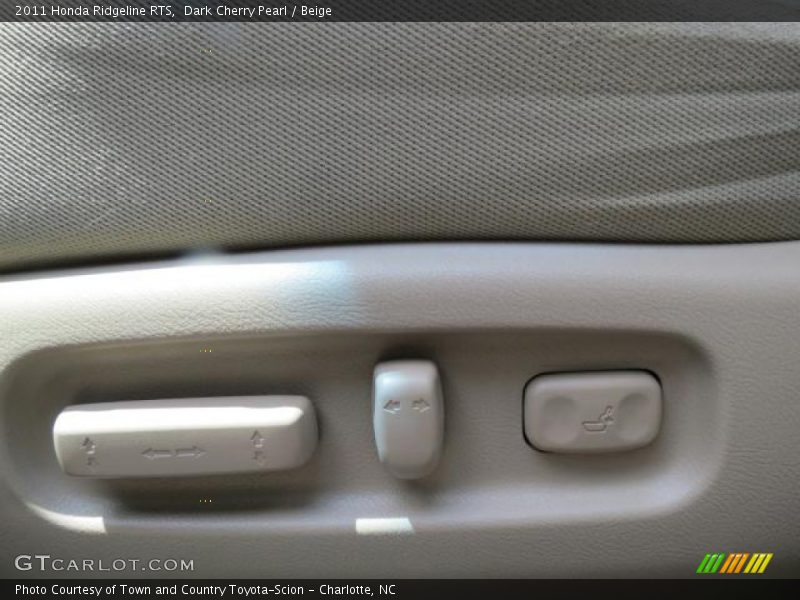 Dark Cherry Pearl / Beige 2011 Honda Ridgeline RTS