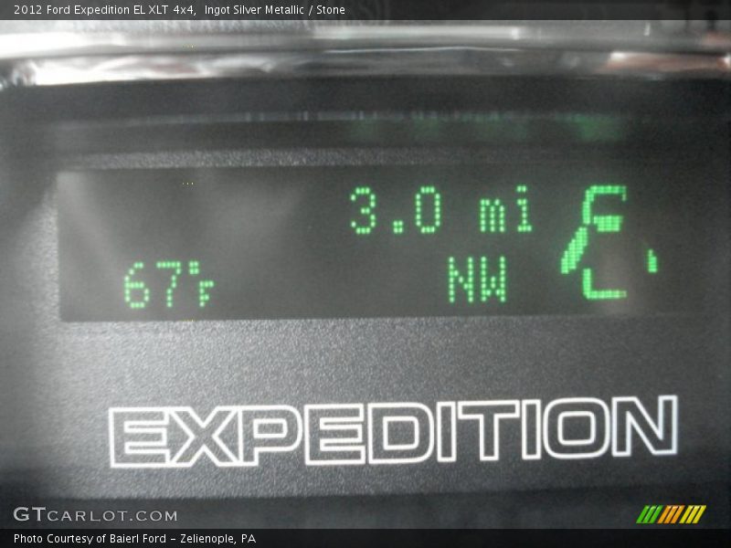 Ingot Silver Metallic / Stone 2012 Ford Expedition EL XLT 4x4