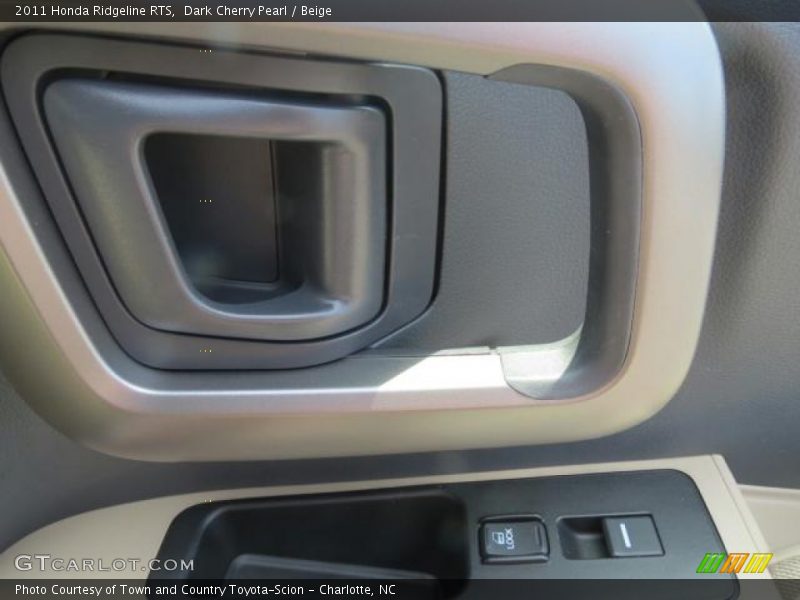 Dark Cherry Pearl / Beige 2011 Honda Ridgeline RTS