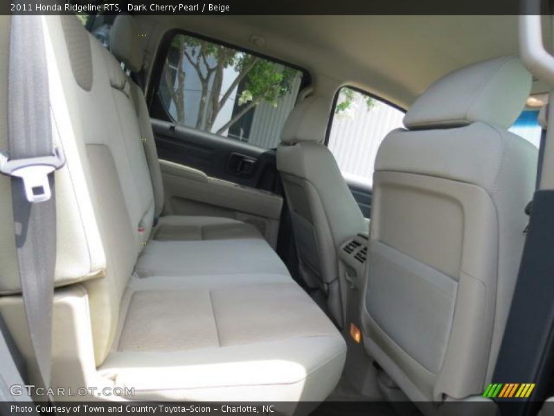 Dark Cherry Pearl / Beige 2011 Honda Ridgeline RTS