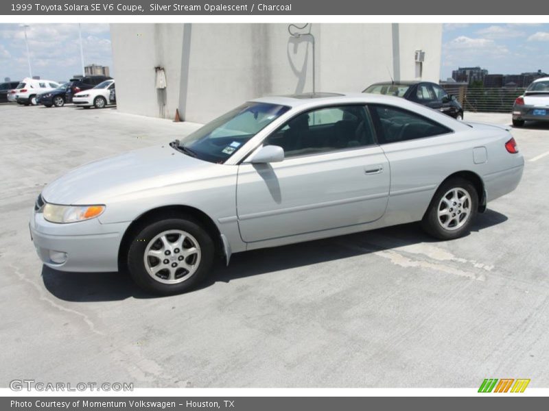 Silver Stream Opalescent / Charcoal 1999 Toyota Solara SE V6 Coupe
