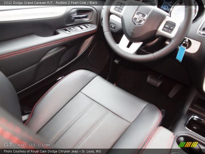  2012 Grand Caravan R/T Black Interior