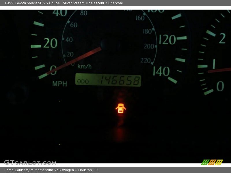 Silver Stream Opalescent / Charcoal 1999 Toyota Solara SE V6 Coupe