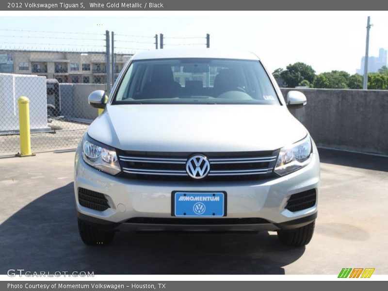 White Gold Metallic / Black 2012 Volkswagen Tiguan S