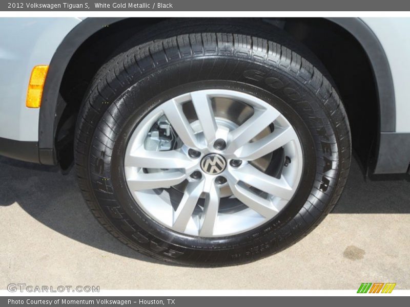 White Gold Metallic / Black 2012 Volkswagen Tiguan S