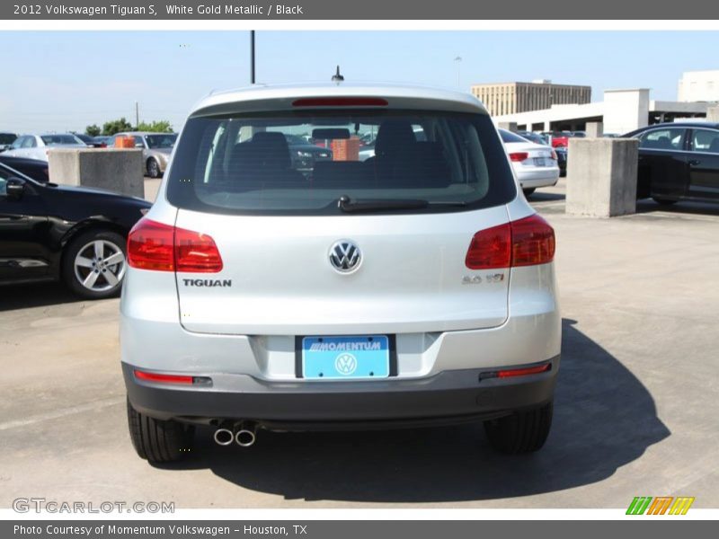 White Gold Metallic / Black 2012 Volkswagen Tiguan S