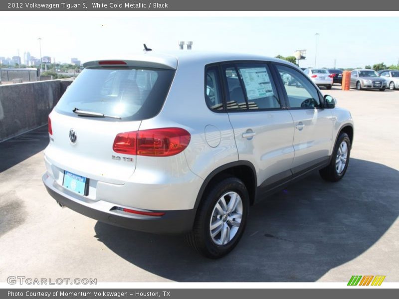 White Gold Metallic / Black 2012 Volkswagen Tiguan S