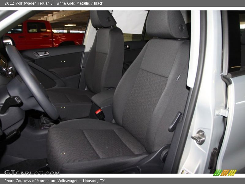 White Gold Metallic / Black 2012 Volkswagen Tiguan S