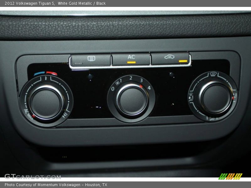 White Gold Metallic / Black 2012 Volkswagen Tiguan S