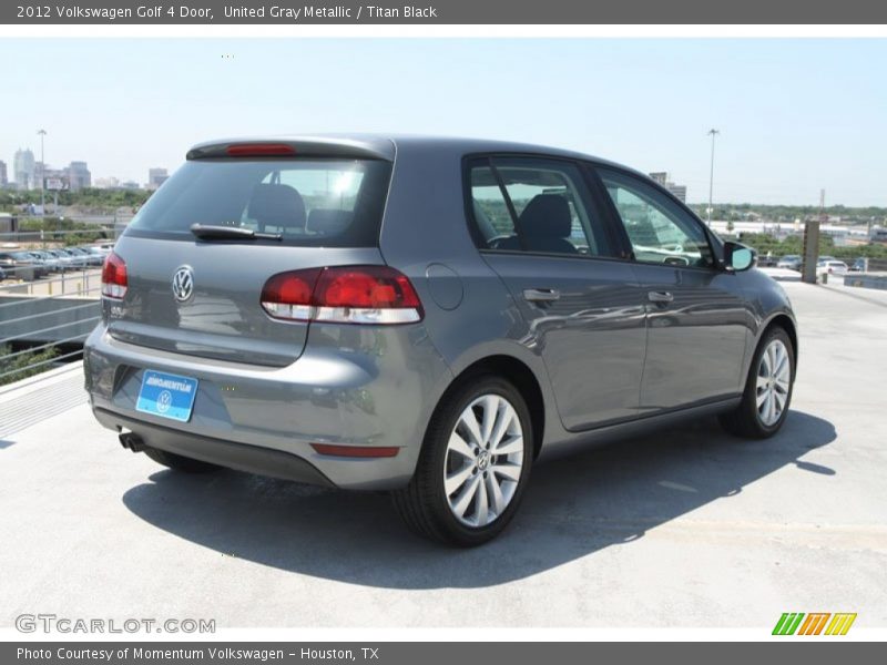 United Gray Metallic / Titan Black 2012 Volkswagen Golf 4 Door