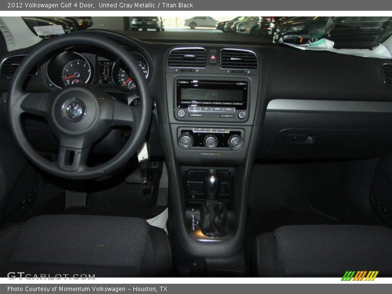 United Gray Metallic / Titan Black 2012 Volkswagen Golf 4 Door