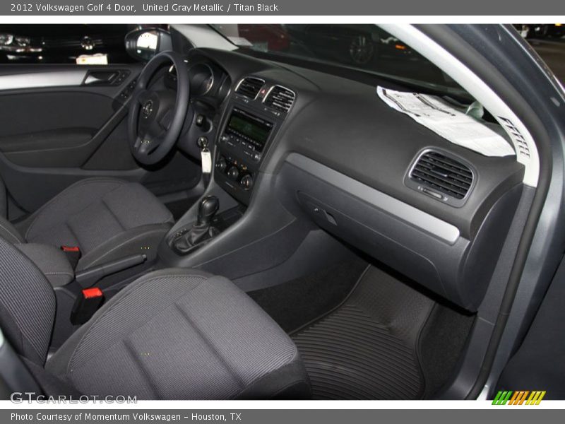 United Gray Metallic / Titan Black 2012 Volkswagen Golf 4 Door