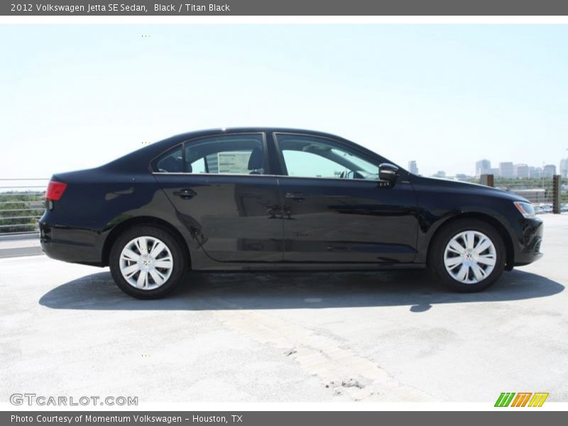 Black / Titan Black 2012 Volkswagen Jetta SE Sedan