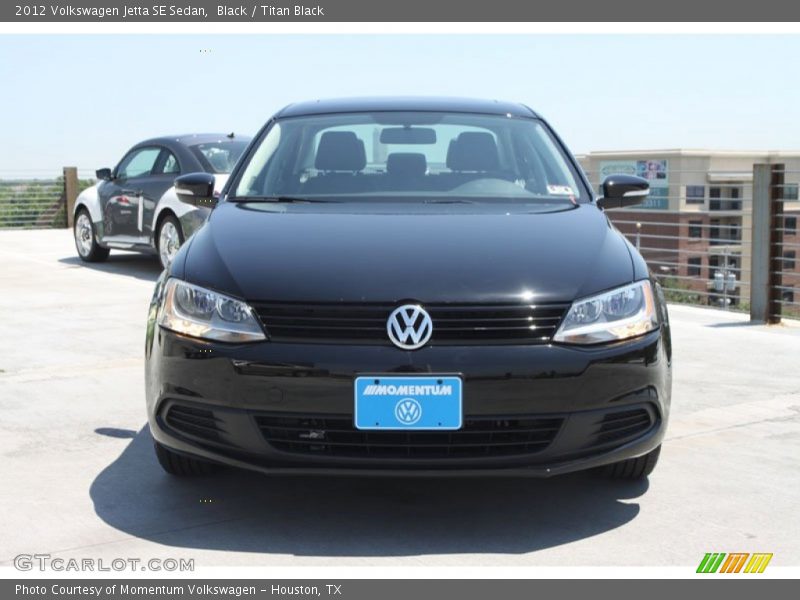 Black / Titan Black 2012 Volkswagen Jetta SE Sedan