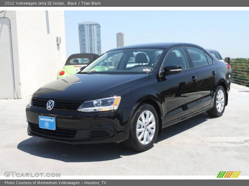 Black / Titan Black 2012 Volkswagen Jetta SE Sedan