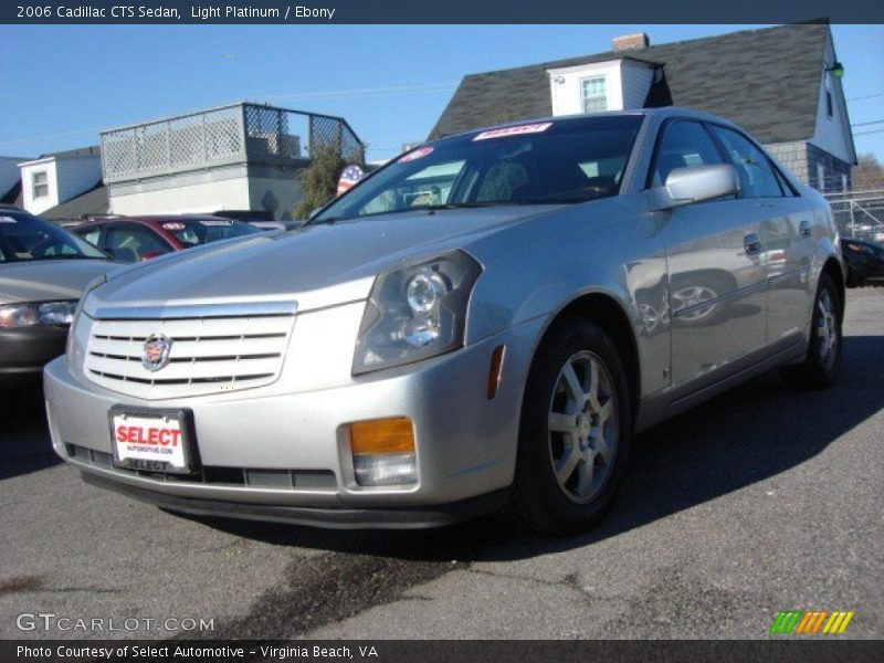 Light Platinum / Ebony 2006 Cadillac CTS Sedan
