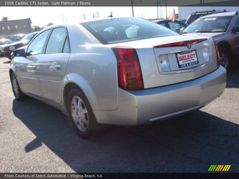 Light Platinum / Ebony 2006 Cadillac CTS Sedan