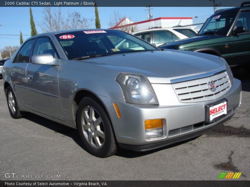 Light Platinum / Ebony 2006 Cadillac CTS Sedan