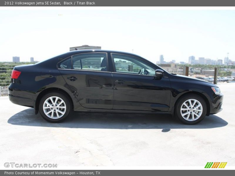 Black / Titan Black 2012 Volkswagen Jetta SE Sedan