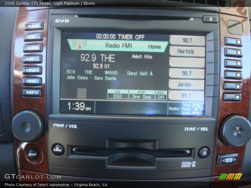 Light Platinum / Ebony 2006 Cadillac CTS Sedan