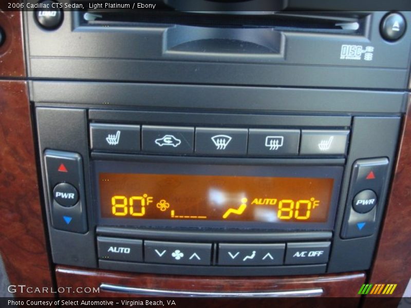 Light Platinum / Ebony 2006 Cadillac CTS Sedan