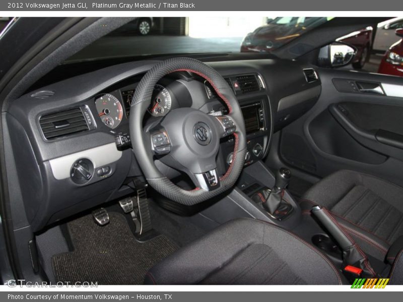 Platinum Gray Metallic / Titan Black 2012 Volkswagen Jetta GLI