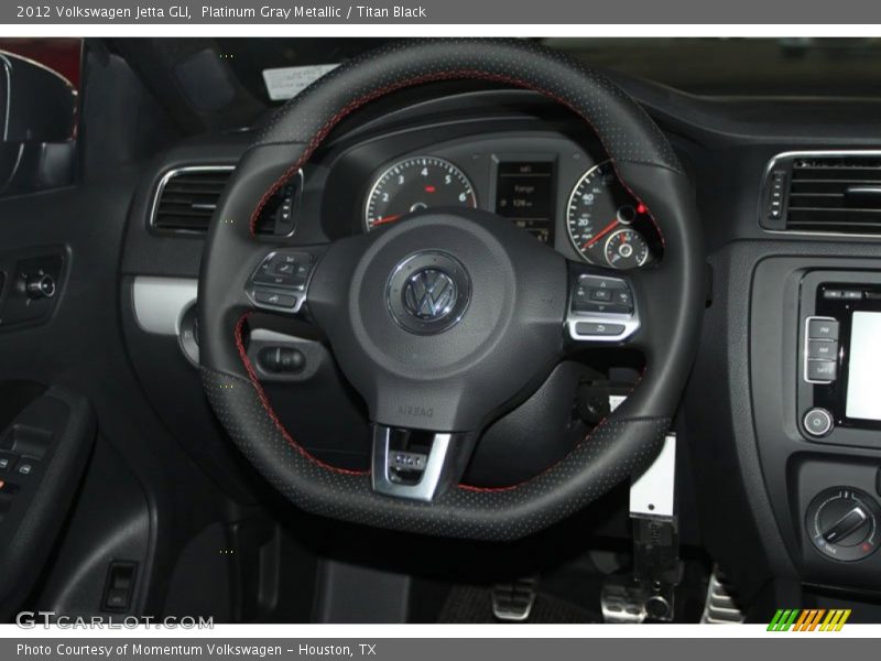 Platinum Gray Metallic / Titan Black 2012 Volkswagen Jetta GLI