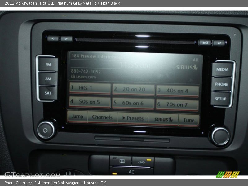 Platinum Gray Metallic / Titan Black 2012 Volkswagen Jetta GLI