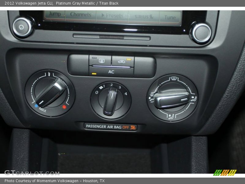 Platinum Gray Metallic / Titan Black 2012 Volkswagen Jetta GLI
