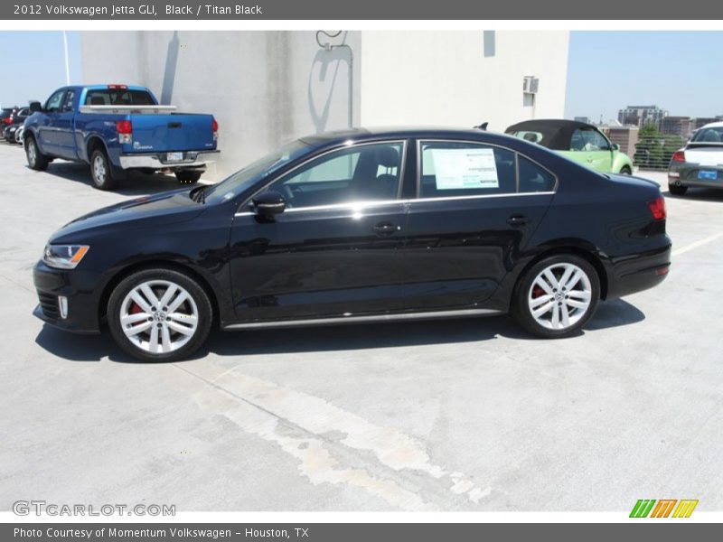 Black / Titan Black 2012 Volkswagen Jetta GLI