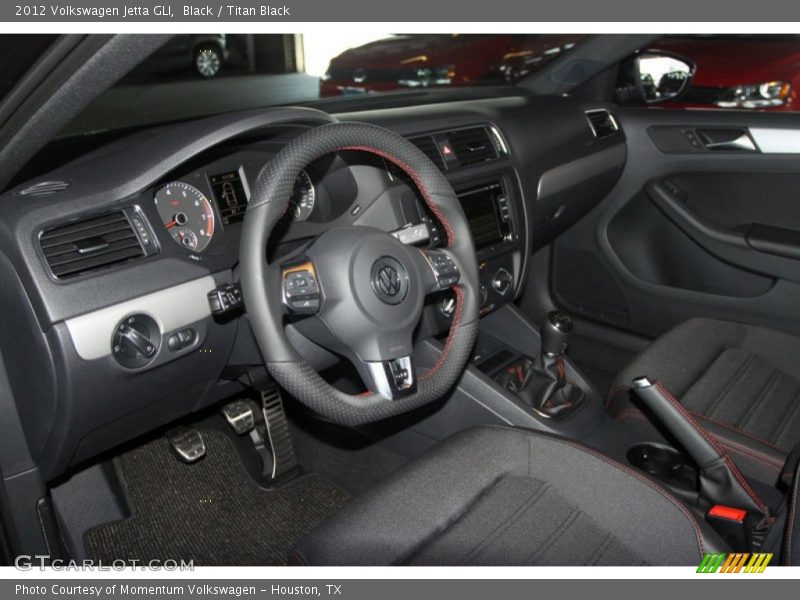 Black / Titan Black 2012 Volkswagen Jetta GLI
