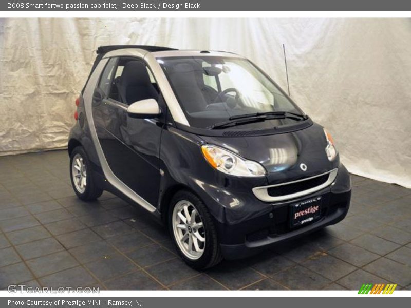 Deep Black / Design Black 2008 Smart fortwo passion cabriolet