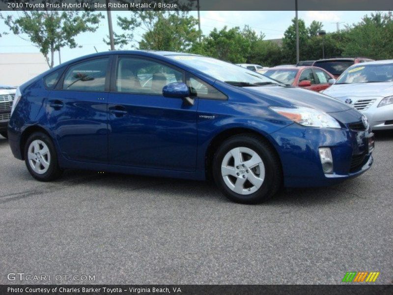 Blue Ribbon Metallic / Bisque 2010 Toyota Prius Hybrid IV
