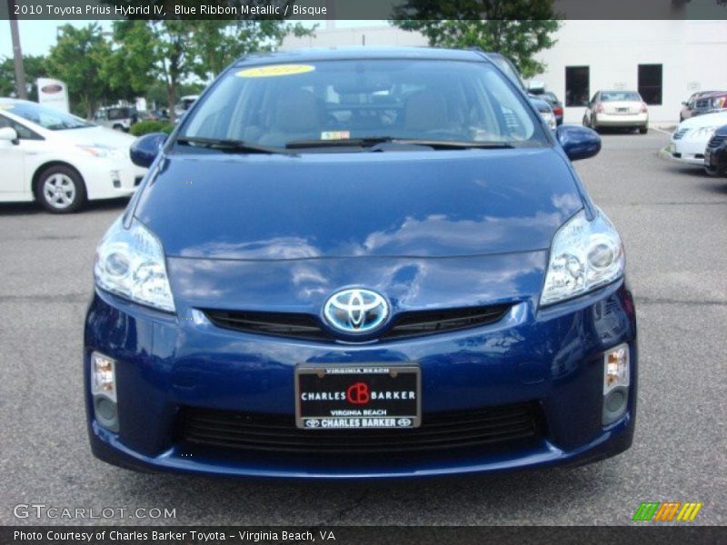 Blue Ribbon Metallic / Bisque 2010 Toyota Prius Hybrid IV