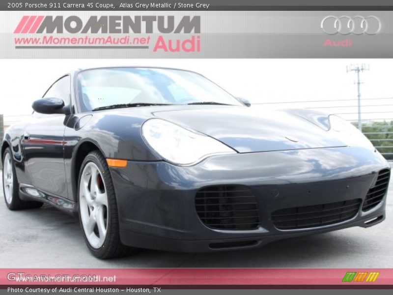 Atlas Grey Metallic / Stone Grey 2005 Porsche 911 Carrera 4S Coupe