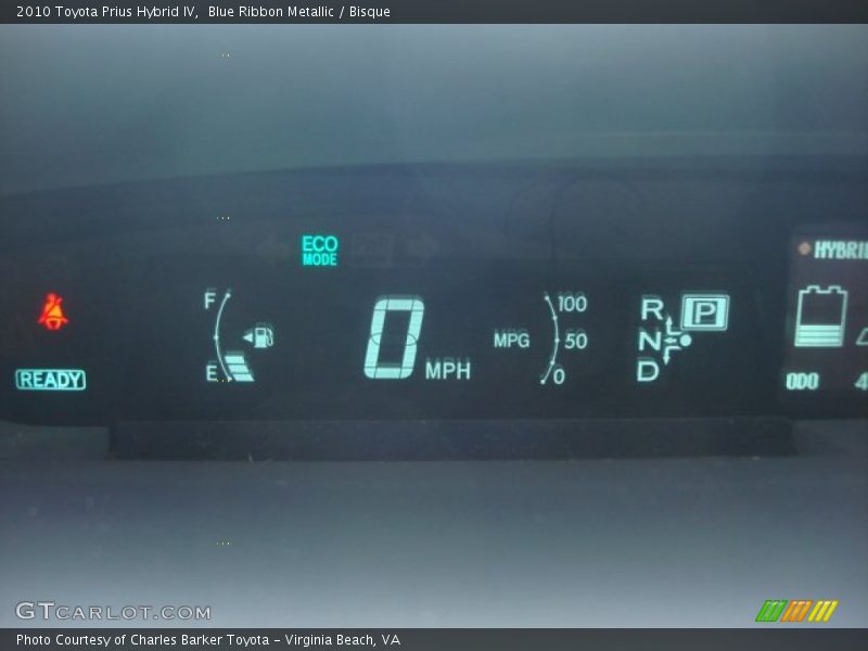 Blue Ribbon Metallic / Bisque 2010 Toyota Prius Hybrid IV