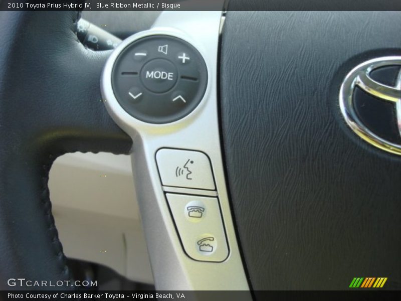 Blue Ribbon Metallic / Bisque 2010 Toyota Prius Hybrid IV