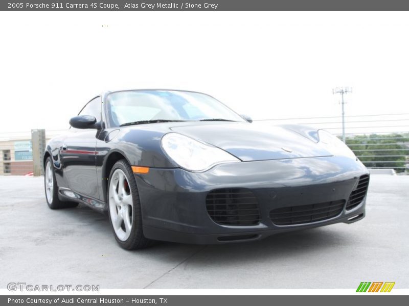 Atlas Grey Metallic / Stone Grey 2005 Porsche 911 Carrera 4S Coupe