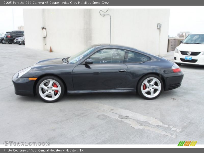 Atlas Grey Metallic / Stone Grey 2005 Porsche 911 Carrera 4S Coupe