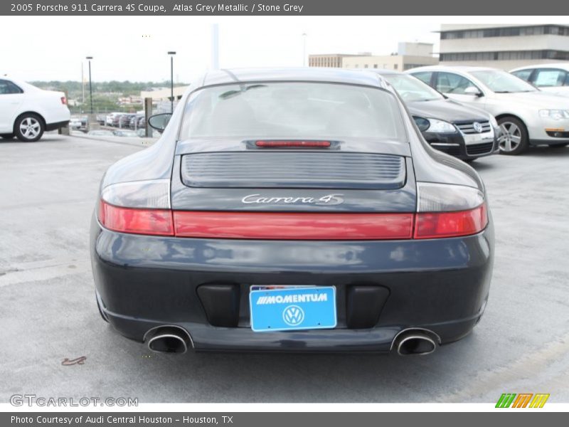 Atlas Grey Metallic / Stone Grey 2005 Porsche 911 Carrera 4S Coupe