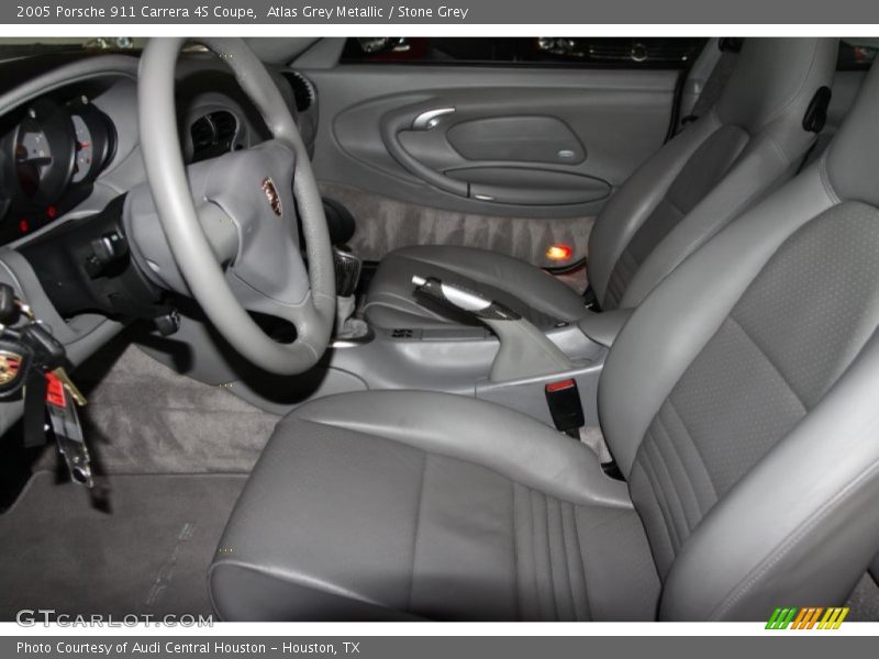 Atlas Grey Metallic / Stone Grey 2005 Porsche 911 Carrera 4S Coupe