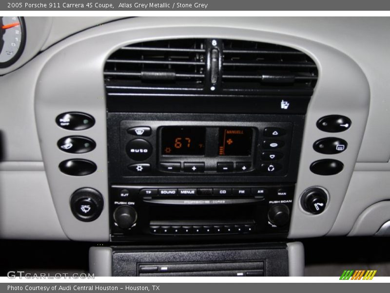Atlas Grey Metallic / Stone Grey 2005 Porsche 911 Carrera 4S Coupe