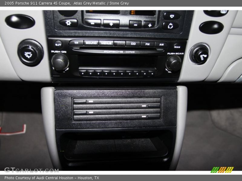 Atlas Grey Metallic / Stone Grey 2005 Porsche 911 Carrera 4S Coupe