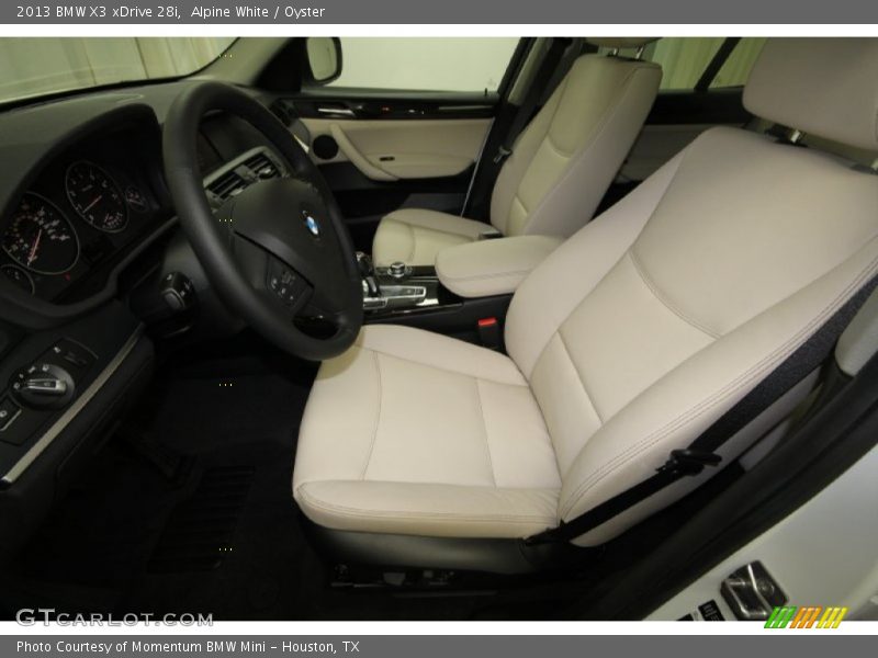 Alpine White / Oyster 2013 BMW X3 xDrive 28i