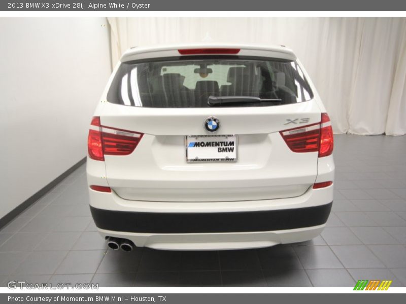 Alpine White / Oyster 2013 BMW X3 xDrive 28i