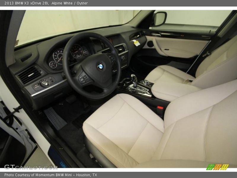 Alpine White / Oyster 2013 BMW X3 xDrive 28i