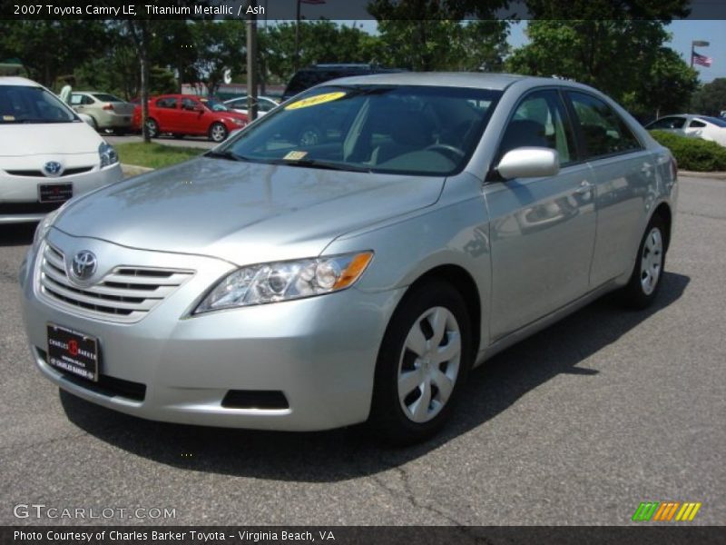 Titanium Metallic / Ash 2007 Toyota Camry LE