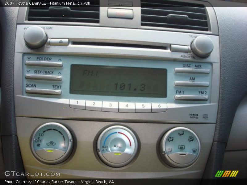 Titanium Metallic / Ash 2007 Toyota Camry LE