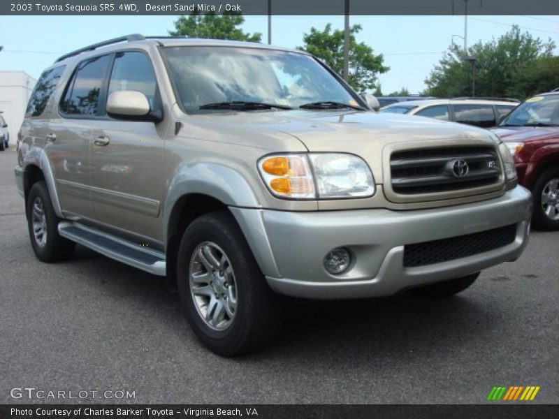 Desert Sand Mica / Oak 2003 Toyota Sequoia SR5 4WD